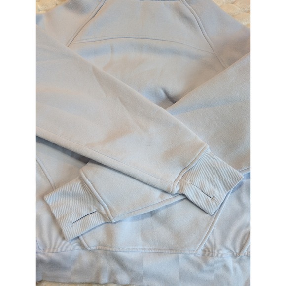 Danskin Quarter Zip Pullover Sweatshirt Athletic Top Light Blue M/M - Picture 8 of 8